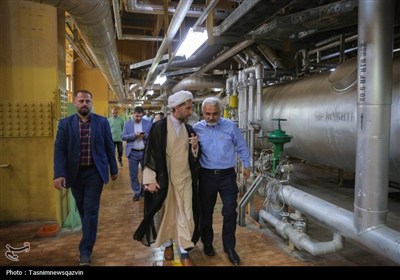 بازدید نماینده ولی‌فقیه در استان از نیروگاه شهید رجایی