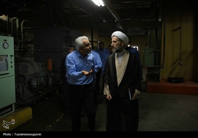 بازدید نماینده ولی‌فقیه در استان از نیروگاه شهید رجایی