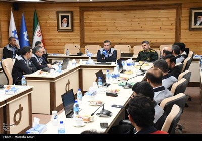 آیین تکریم و معارفه فرمانده بسیج بزرگترین واحد تولیدی استان زنجان