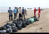 پاکسازی ساحل کلاچای به مناسبت هفته محیط زیست