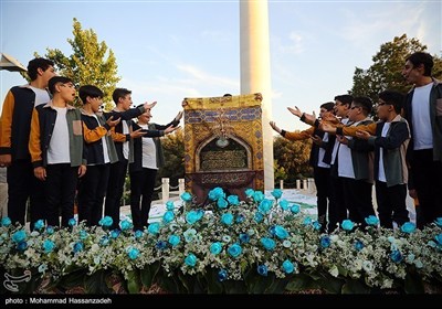 رفع أکبر رایة علویة فی طهران