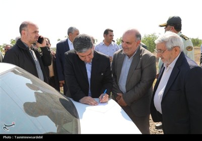 استاندار اردبیل از کشت و صنعت مغان و بزرگ‌ترین باغ غرب آسیا در ماکو بازدید کرد