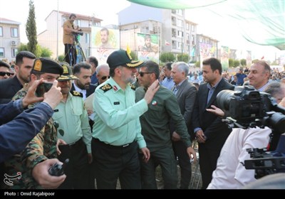 سالگرد شهید مدافع امنیت حسن عشوری و یادبود سه شهید گمنام رودسر