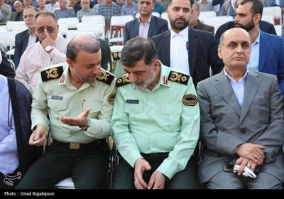 سالگرد شهید مدافع امنیت حسن عشوری و یادبود سه شهید گمنام رودسر