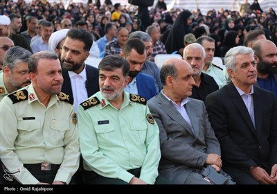 سالگرد شهید مدافع امنیت حسن عشوری و یادبود سه شهید گمنام رودسر