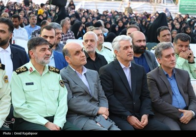 سالگرد شهید مدافع امنیت حسن عشوری و یادبود سه شهید گمنام رودسر