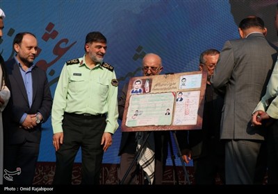 سالگرد شهید مدافع امنیت حسن عشوری و یادبود سه شهید گمنام رودسر