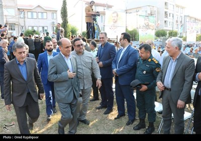 سالگرد شهید مدافع امنیت حسن عشوری و یادبود سه شهید گمنام رودسر