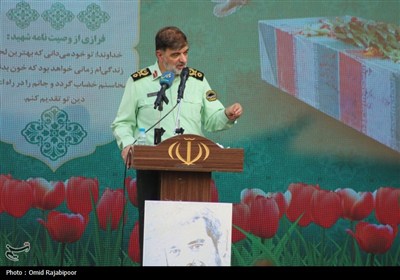 سالگرد شهید مدافع امنیت حسن عشوری و یادبود سه شهید گمنام رودسر