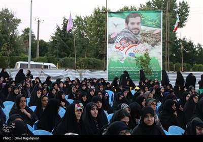 سالگرد شهید مدافع امنیت حسن عشوری و یادبود سه شهید گمنام رودسر