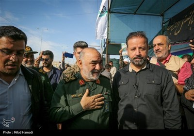 شهید سردار سرلشکر پاسدار حسین سلامی