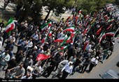تجمع مردم اصفهان در محکومیت حمله رژیم صهیونیستی به ایران