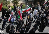 تجمع مردم اصفهان در محکومیت حمله رژیم صهیونیستی به ایران