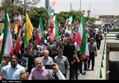 تجمع مردم اصفهان در محکومیت حمله رژیم صهیونیستی به ایران