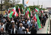 تجمع مردم اصفهان در محکومیت حمله رژیم صهیونیستی به ایران