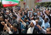 تجمع مردم اصفهان در محکومیت حمله رژیم صهیونیستی به ایران