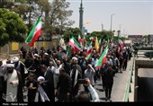 تجمع مردم اصفهان در محکومیت حمله رژیم صهیونیستی به ایران