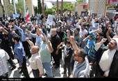 تجمع مردم اصفهان در محکومیت حمله رژیم صهیونیستی به ایران