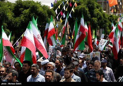 تجمع مردم اصفهان برای حمایت از انتقام از رژیم صهیونیستی