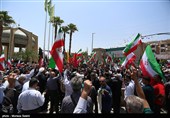 تجمع مردم اصفهان برای حمایت از انتقام از رژیم صهیونیستی