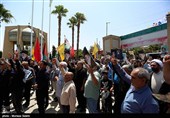 تجمع مردم اصفهان برای حمایت از انتقام از رژیم صهیونیستی