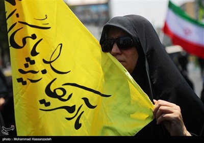 تجمع در محکومیت حمله تجاوزکارانه رژیم صهیونیستی