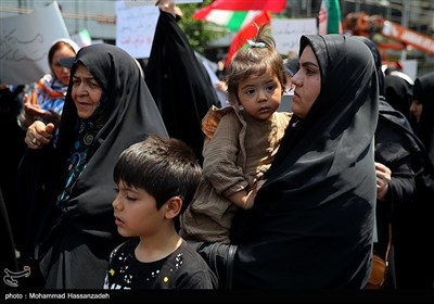 تجمع در محکومیت حمله تجاوزکارانه رژیم صهیونیستی