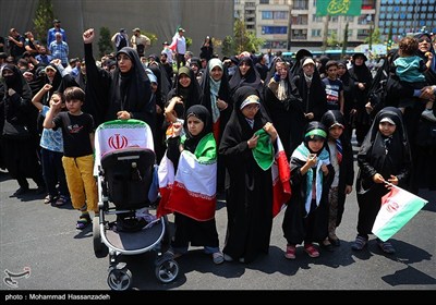 تجمع در محکومیت حمله تجاوزکارانه رژیم صهیونیستی