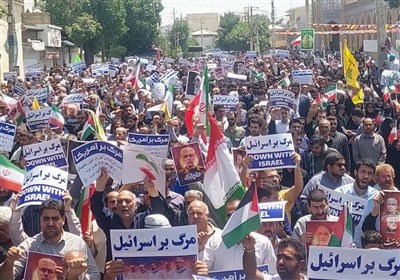 ايران،راهپيمايي،يزد،صهيونيستي،رژيم،حمله،آمريكا،تسنيم