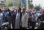 خشم نمازگزاران بوشهری از جنایات رژیم صهیونیستی