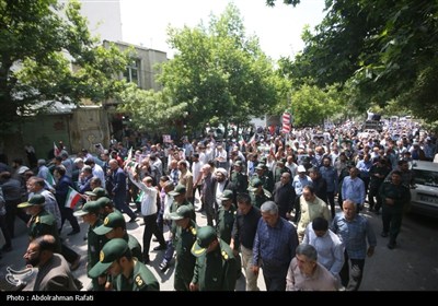 راهپیمائی در محکومیت حملات رژیم صهیونیستی به ایران - همدان