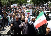 راهپیمائی  در محکومیت حملات رژیم صهیونیستی به ایران - همدان