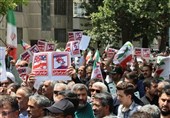 دانشجویان دانشگاه آزاد اردبیل جنایات اسرائیل را محکوم کردند