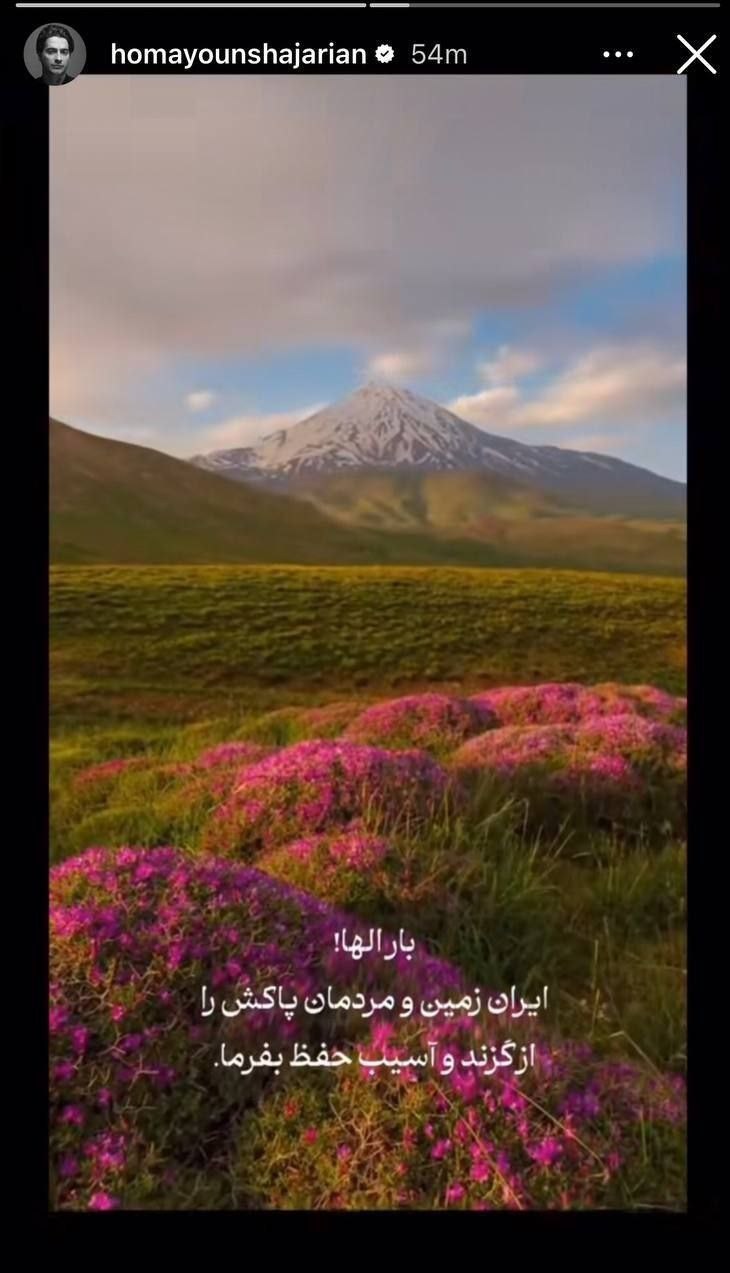 سنگ تمام هنرمندان برای مردم ایران 14