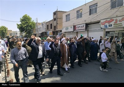 خشم یکپارچه مردم استان تهران علیه رژیم صهیونیستی