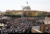 حضور حماسی مردم قم در نماز جمعه و مطالبه انتقام