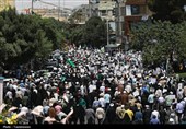 حضور حماسی مردم قم در نماز جمعه و مطالبه انتقام