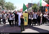 راهپیمائی در محکومیت حملات رژیم صهیونیستی به ایران -مشهد