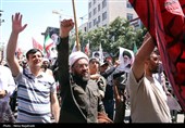 راهپیمائی در محکومیت حملات رژیم صهیونیستی به ایران -مشهد