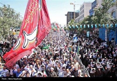 راهپیمائی در محکومیت حملات رژیم صهیونیستی به ایران -مشهد
