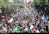 راهپیمائی در محکومیت حملات رژیم صهیونیستی به ایران -مشهد
