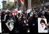 راهپیمائی در محکومیت حملات رژیم صهیونیستی به ایران -مشهد