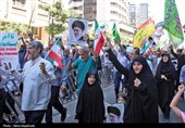 راهپیمائی در محکومیت حملات رژیم صهیونیستی به ایران -مشهد