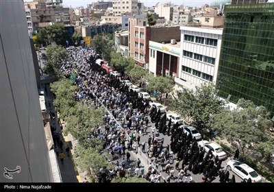 راهپیمائی در محکومیت حملات رژیم صهیونیستی به ایران -مشهد