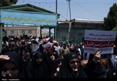راهپیمائی در محکومیت حملات رژیم صهیونیستی به ایران - خرم آباد 