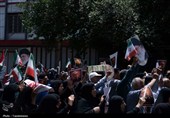 راهپیمائی در محکومیت حملات رژیم صهیونیستی به ایران - خرم آباد 