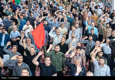 خروش ضد صهیونیستی مردم استان مرکزی