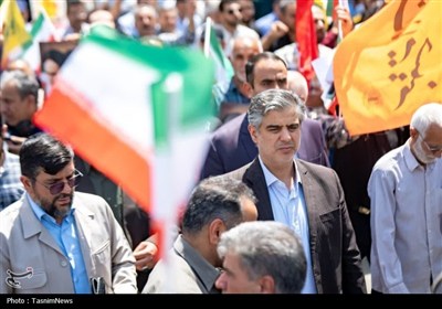خروش ضد صهیونیستی مردم استان مرکزی