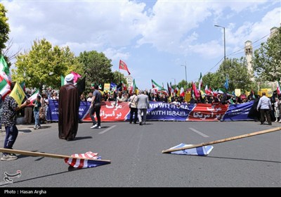راهپیمائی در محکومیت حملات رژیم صهیونیستی به ایران - زنجان