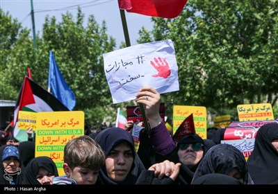 راهپیمائی در محکومیت حملات رژیم صهیونیستی به ایران - زنجان